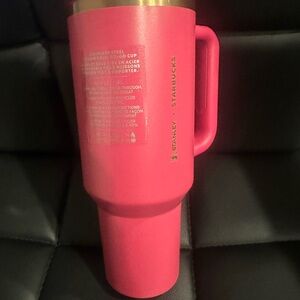 NWT Starbucks X Stanley Fuchsia Travel Mug with Lid